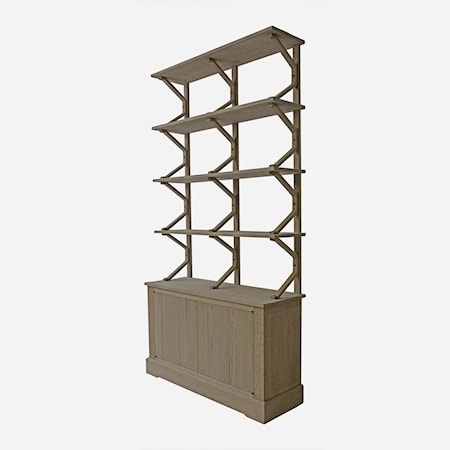 Julia Oak Shelving Unit