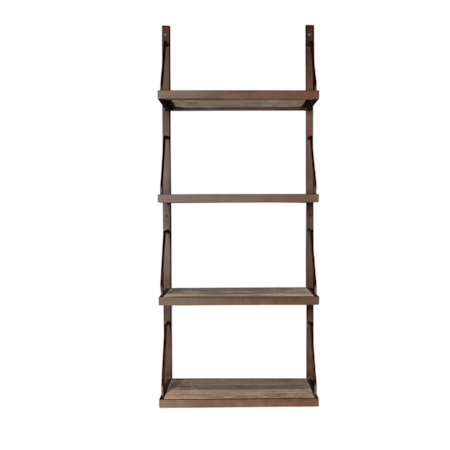 Mur 4-Shelf Iron &amp; Reclaimed Elm Etagere