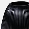 BOBO Intriguing Objects BOBO Intriguing Objects Seine Black Sculptural Glass Vase - Large