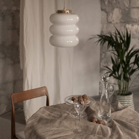 Bibe Opaline Glass Pendant Light