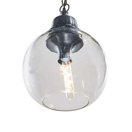 Goddard Aged Steel Pendant Light