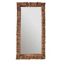 Rectangular Mirror with Wooden Frame