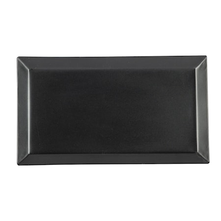 Rectangle Matte Black Tray - Large