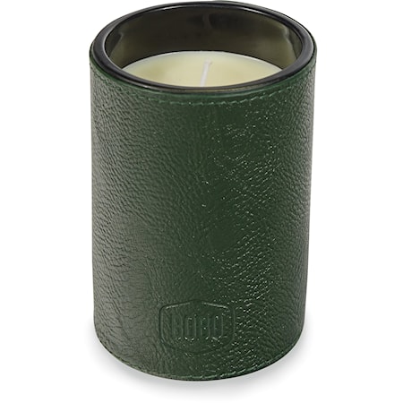 Pin & Cypres Green Candle & Whiskey Tumbler