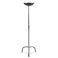 Hand Hammered Iron Lorenzon Candle Stand - Large
