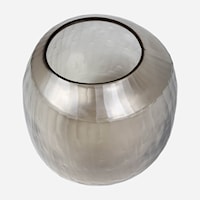 Rhone Smoky Glass Vase - Large