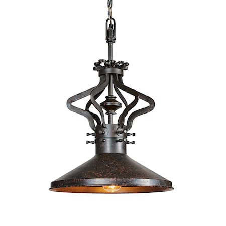 Black Brass Iron Steam Punk Pendant Light