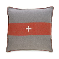 Swiss Army Pillow Cover 28X28 Grey/Orange