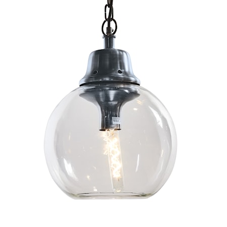 Goddard Aged Steel Pendant Light