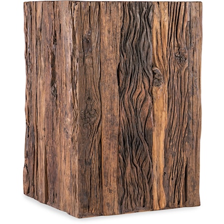 Reclaimed Wood Pedestal Table - Large