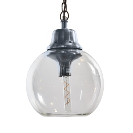 Goddard Aged Steel Pendant Light