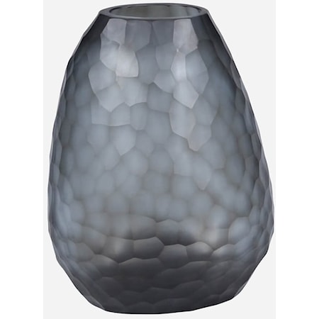 Somme Tall Indigo Glass Vase