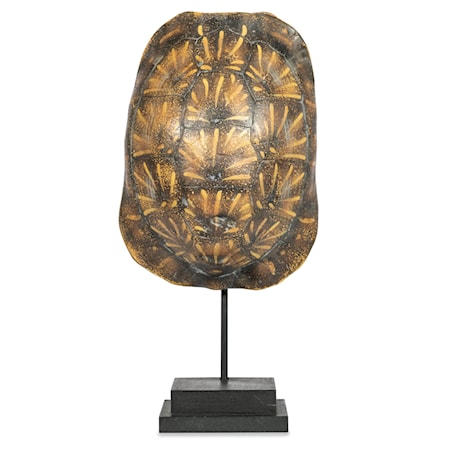 Faux Ornate Box Tortoise Shell on Stand