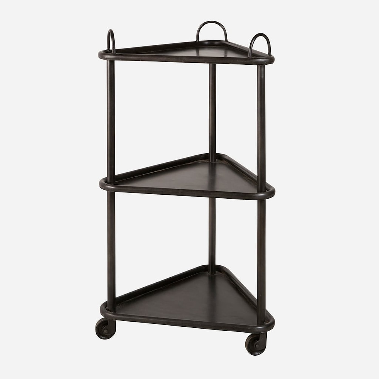 BOBO Intriguing Objects BOBO Intriguing Objects French Industrial Three Tier Rolling Cart