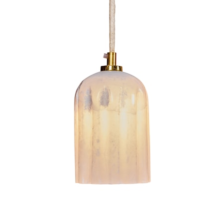 Hand Blown Glass Alabaster Pendant Lamp