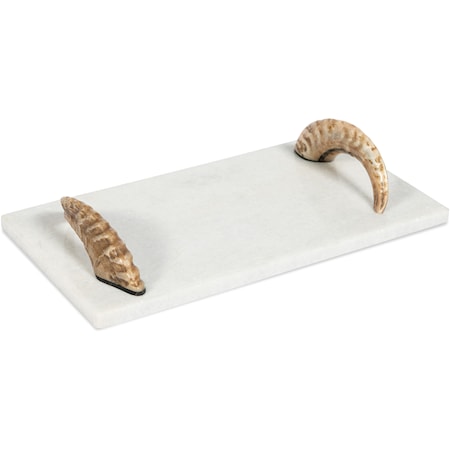 Odin White Marble Cheese Board