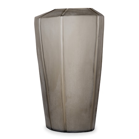 Simius Soft Grey Glass Blown Vase