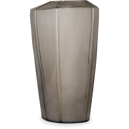 Simius Soft Grey Glass Blown Vase