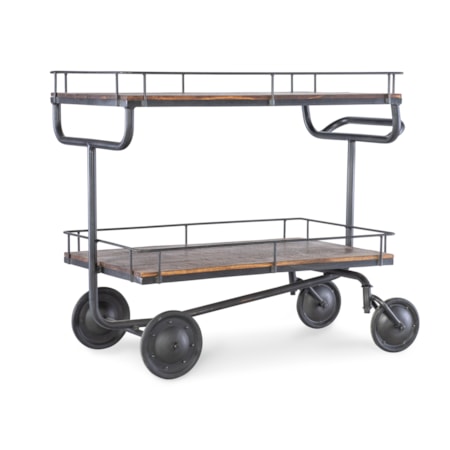 French Industrial Bariste Cart