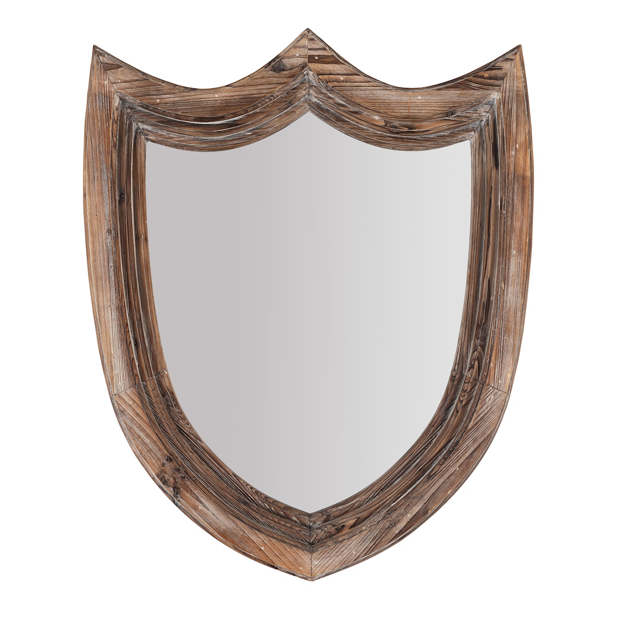 BOBO Intriguing Objects Accessory Distressed Fir Wood Trophy Mirror 1
