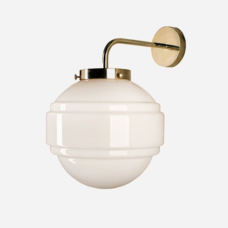 Saturn Opaline Glass Wall Lamp