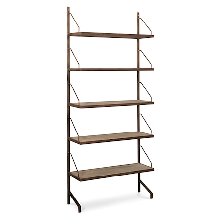 Mur 5-Shelf Iron & Reclaimed Elm Etagere