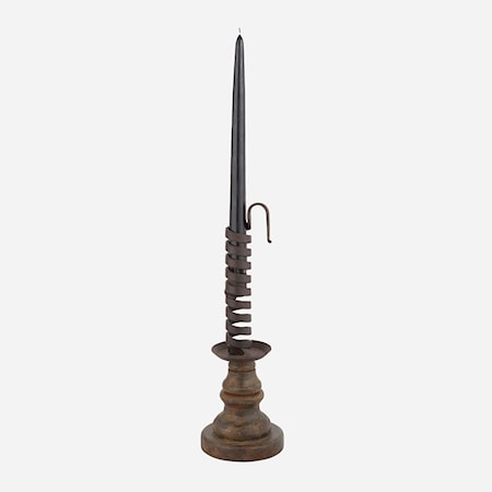 Blacksmith Screw Candlestick