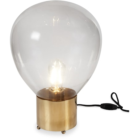 Industrial Gold Light Bulb Lamp - Large