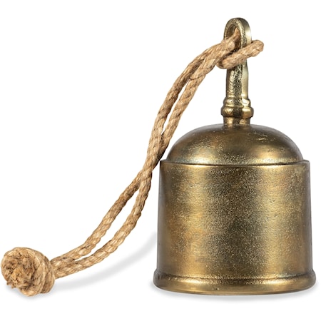 Antique Brass Bell - Large