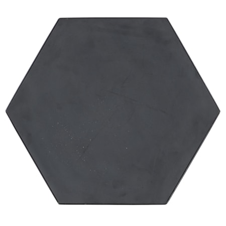 Hexagonal Rubber Side Table