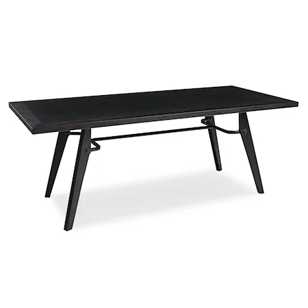 Industrial Rectangular Dining Table
