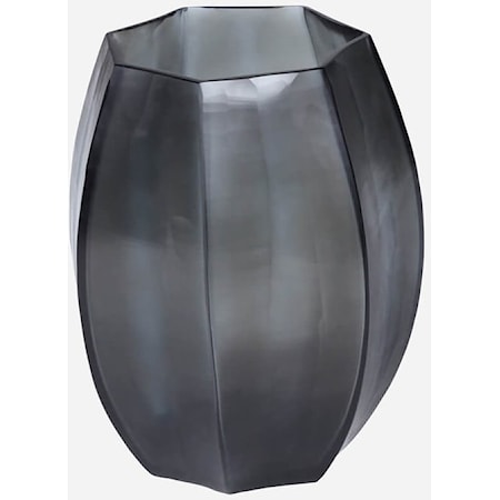 Loire Indigo Glass Vase - Medium
