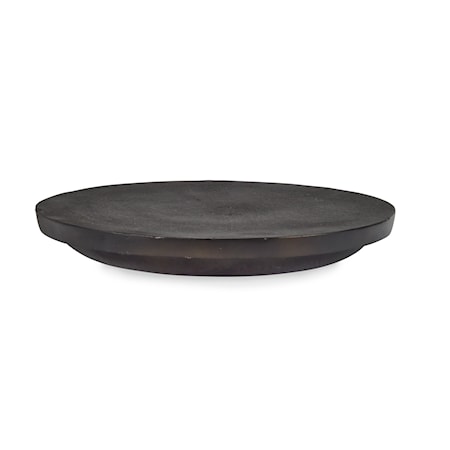 Smooth Metal Round Platter