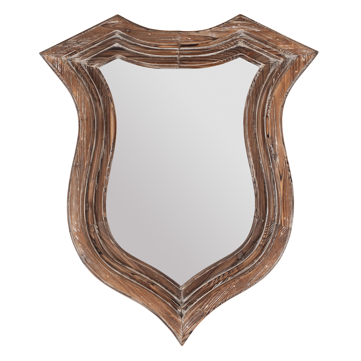 BOBO Intriguing Objects Accessory Distressed Fir Wood Trophy Mirror 2