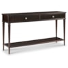 Sherrill Occasional BENNETT Rectangular 2-Drawer Console Table