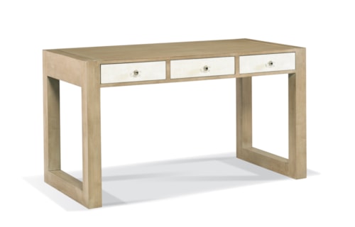 Transitional 3-Drawer Writing Desk