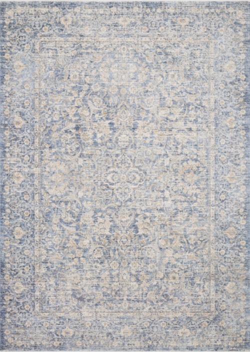 9'-6" X 12'-5" Blue / Gold Rug