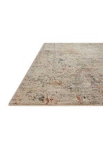 Reeds Rugs Axel 4'0" x 5'7" Silver / Spice Rectangle Rug