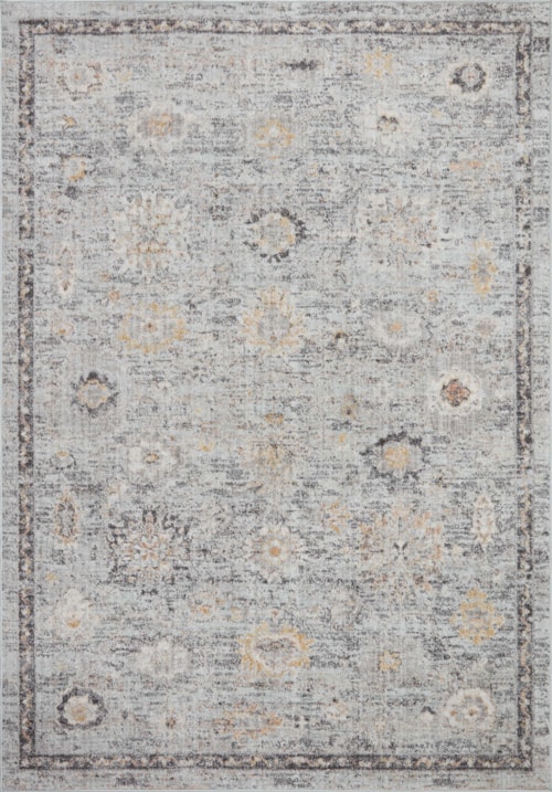 2'-6" x 7'-9" Sky / Gold Rug