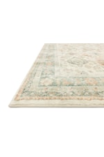 Loloi Rugs Rosette 18" x 18" Ivory / Terracotta Sample Rug