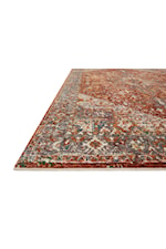 Loloi Rugs Lourdes 18" x 18"  Natural / Ocean Rug