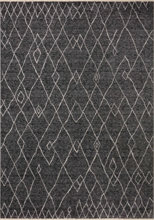 18" x 18" Charcoal / Dove Sample Rug