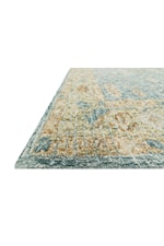 Loloi Rugs Julian 1'6" x 1'6"  Blue / Gold Rug