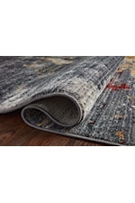 Loloi Rugs Samra 18" x 18" Denim / Grey Sample Rug