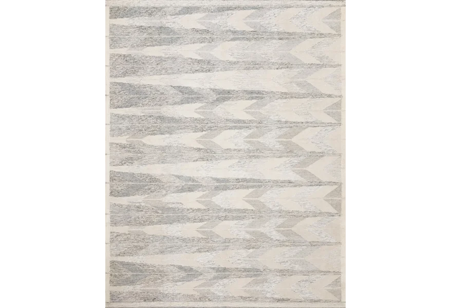Evelina 3'6" x 5'6" Pewter / Silver Rug by Reeds Rugs at Reeds Furniture