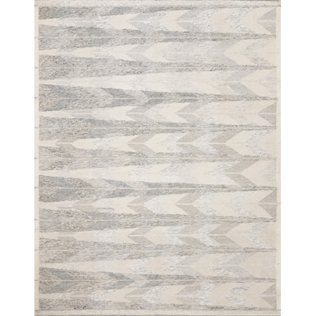 7'9" x 9'9" Pewter / Silver Rug