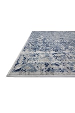 Loloi Rugs Patina 7'-10" X 7'-10" Silver / Lt. Grey Round Rug