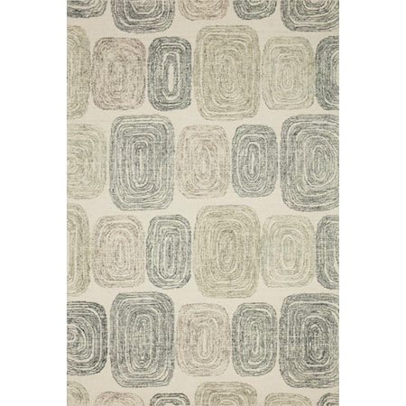 5'0" x 7'6" Dk. Grey / Neutral Rug