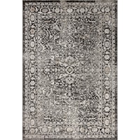 2'3" x 3'10" Charcoal / Silver Rug