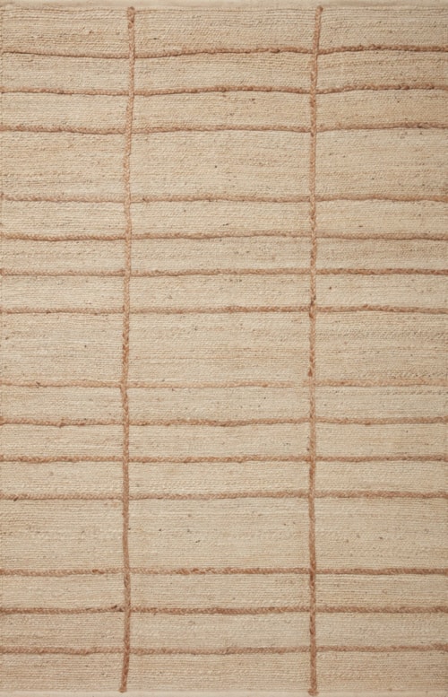 18" x 18" Ivory / Natural Sample Rug